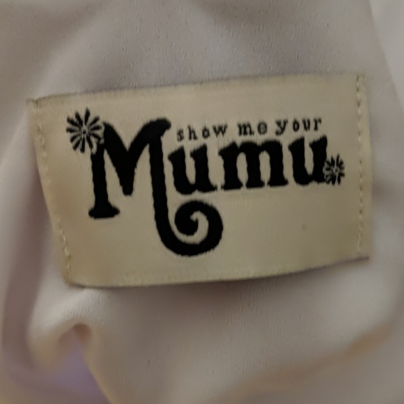 Show Me Your Mumu Bailey Bow Top in white, size S - Picture 5 of 5